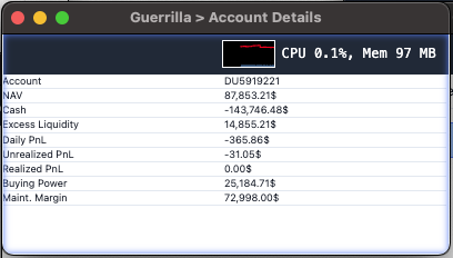 AI Trading Platform Account Summary