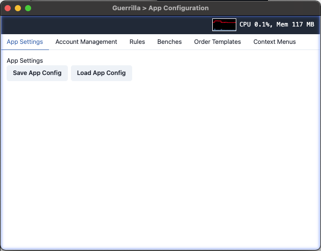 App Config Saving and Load