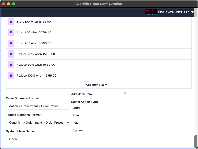 Add Context Menu Item to Automated Trading Platform